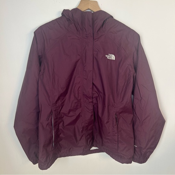 The North Face Jackets & Blazers - The North Face Women’s Burgundy Purple DryVent Resolve Hooded Jacket, Size Large